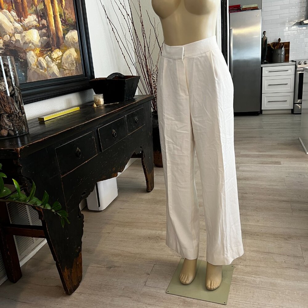 Massimo Dutti Lightweght Wool Blend Trousers - image 4